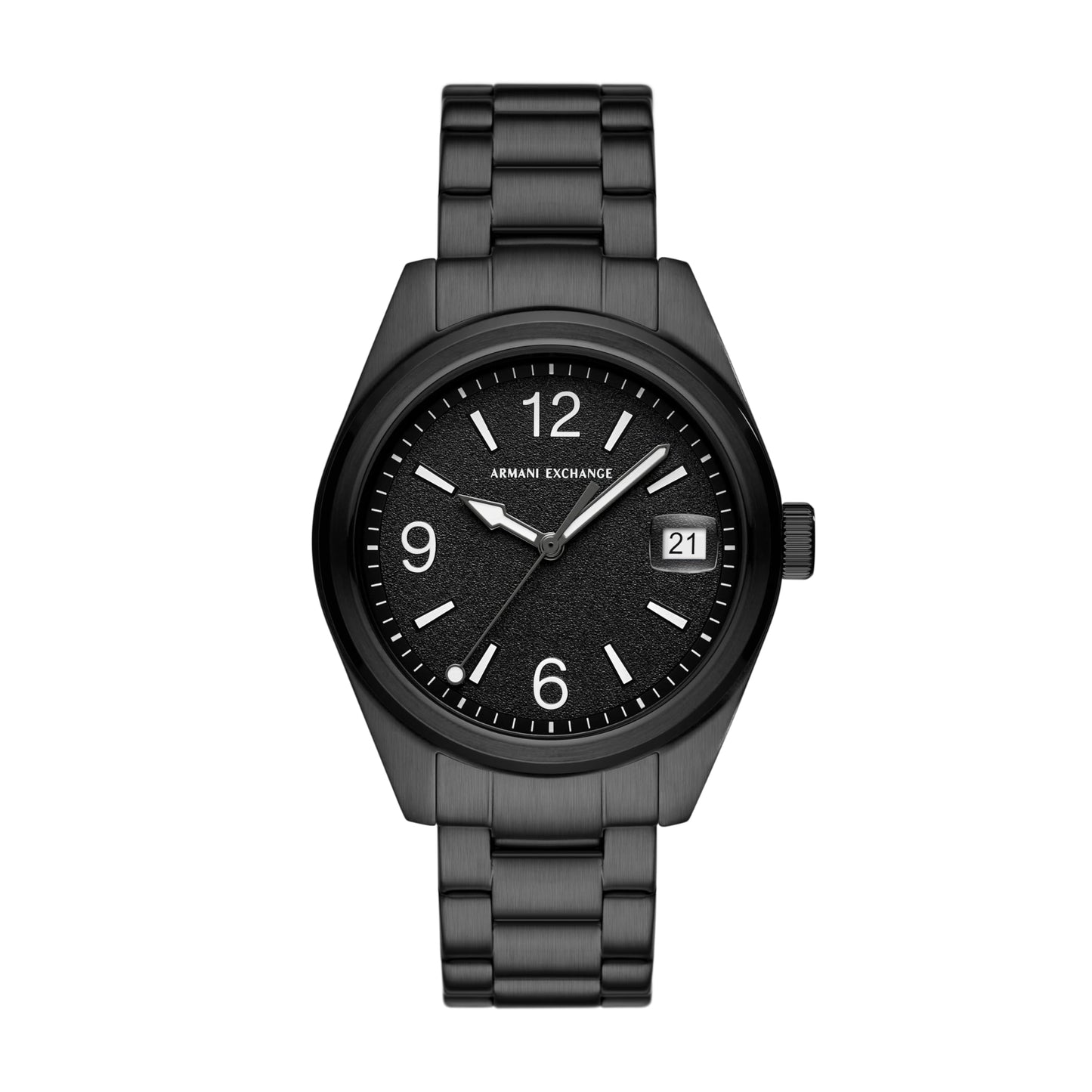Armani Exchange Stainless Steel Analog Black Dial Men's Watch-Ax1422, Band Color:Black