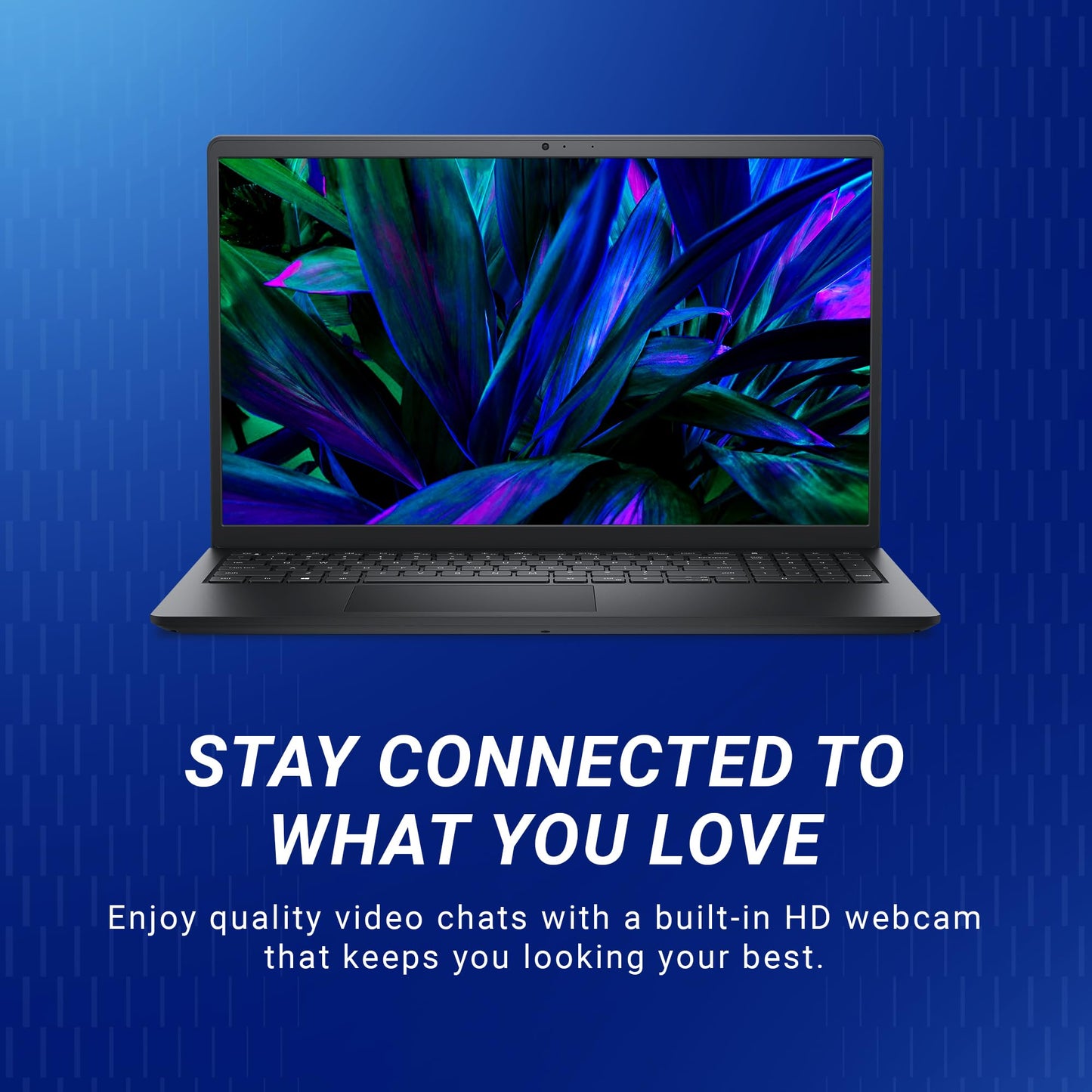 Dell 15 Laptop, 14th Gen Intel Core 3 100U Processor, 8GB DDR4, 512 SSD, Intel UHD Graphics, 15.6" NT FHD 120Hz IPS AG 250 nit Display, Win 11 + Office H&S 2024, Carbon Black, Thin & Light- 1.63Kg