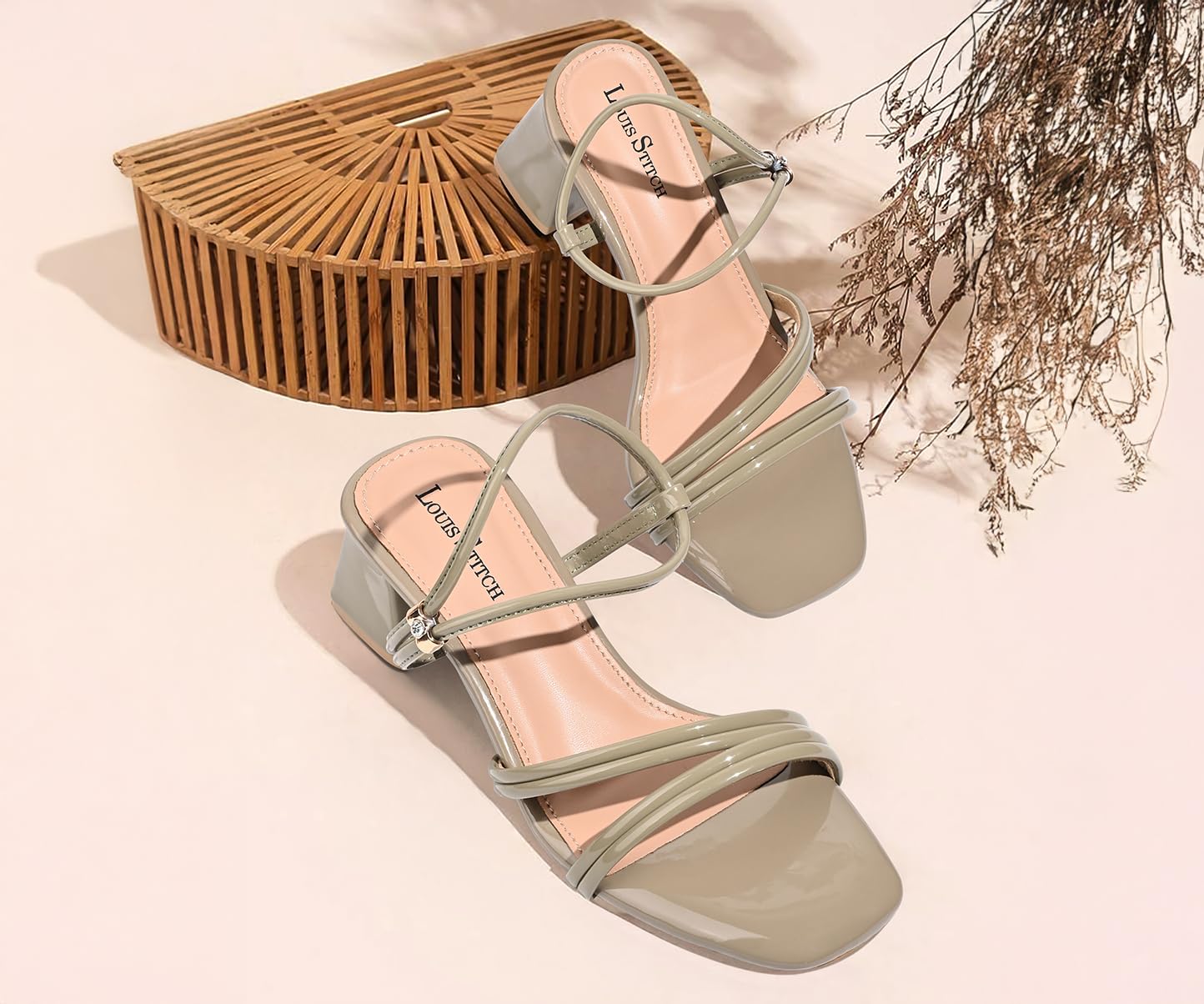 LOUIS STITCH Women’s Block Heel Sandals | Comfortable Sandal for Ladies | LSOF-LDBH-SC