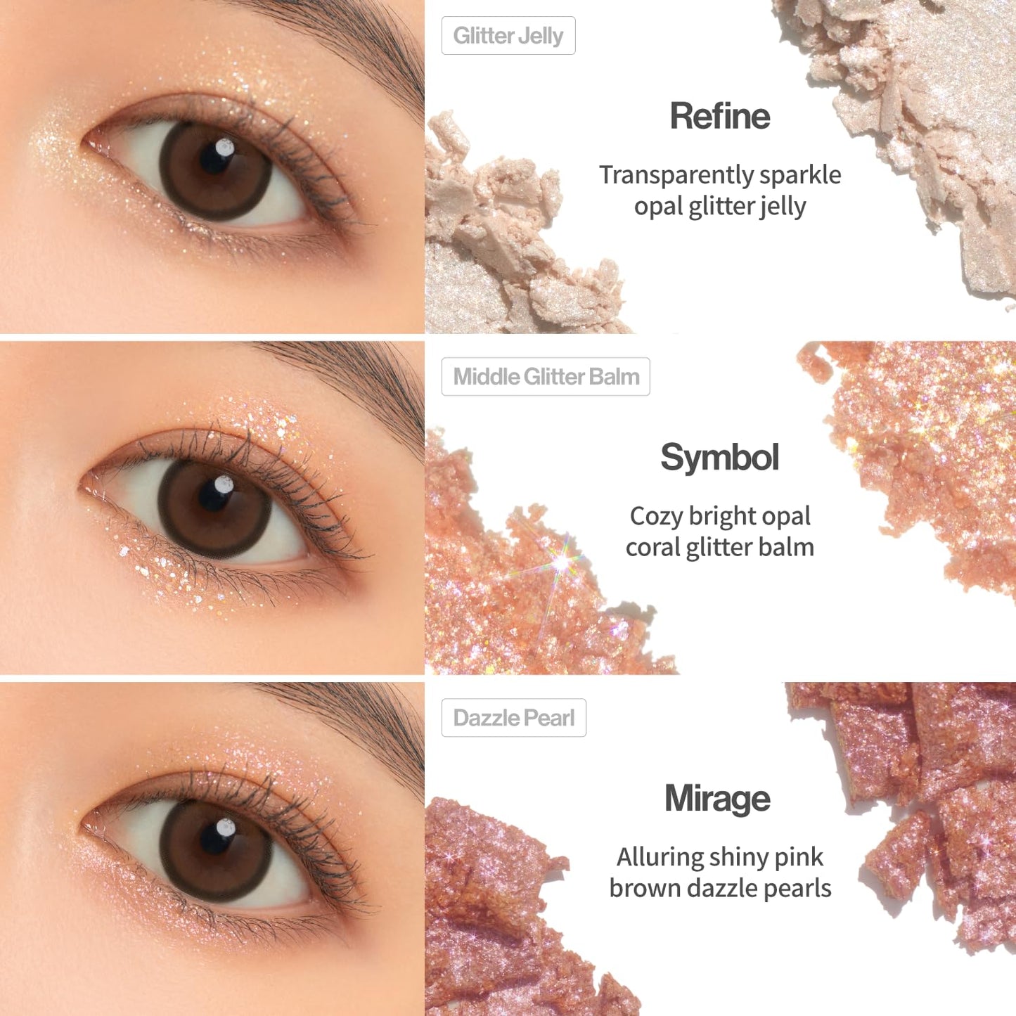UNLEASHIA Glitterpedia Eye Shadow|Palette|Eye Makeup|Point Makeup Vegan|Cosmetics|Korean Cosmetics|Daily|matte|glitter|shimmer|pearl|daily|party|sparkling(N1 All of Glitter)