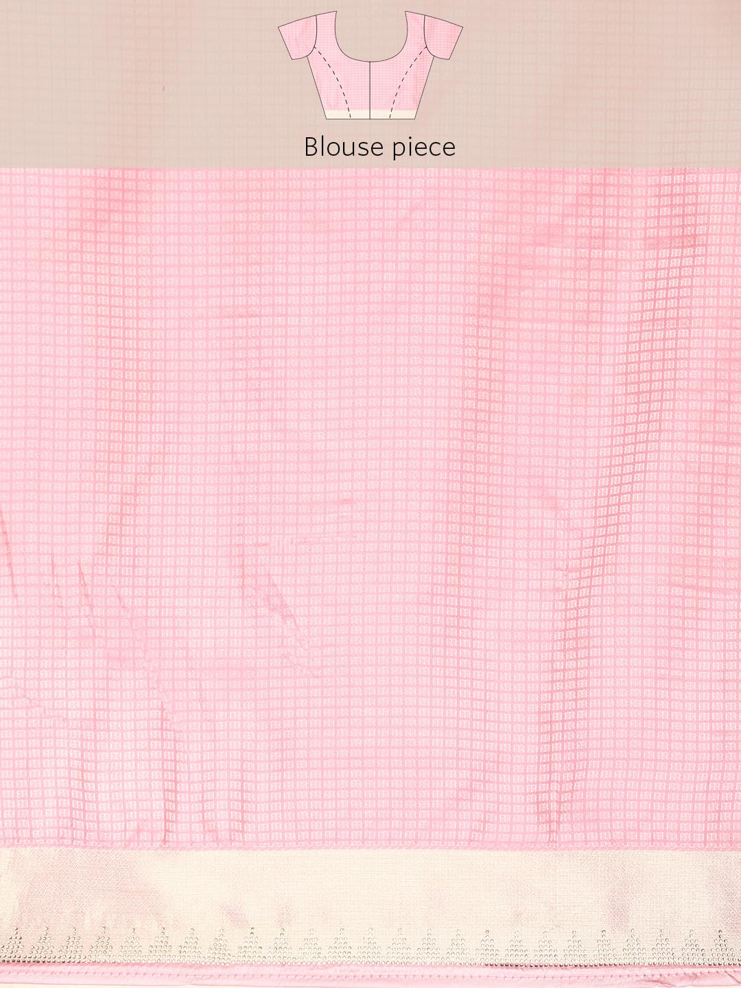 MOHEY Pink Art Silk Mirror Embroidered Saree for Women