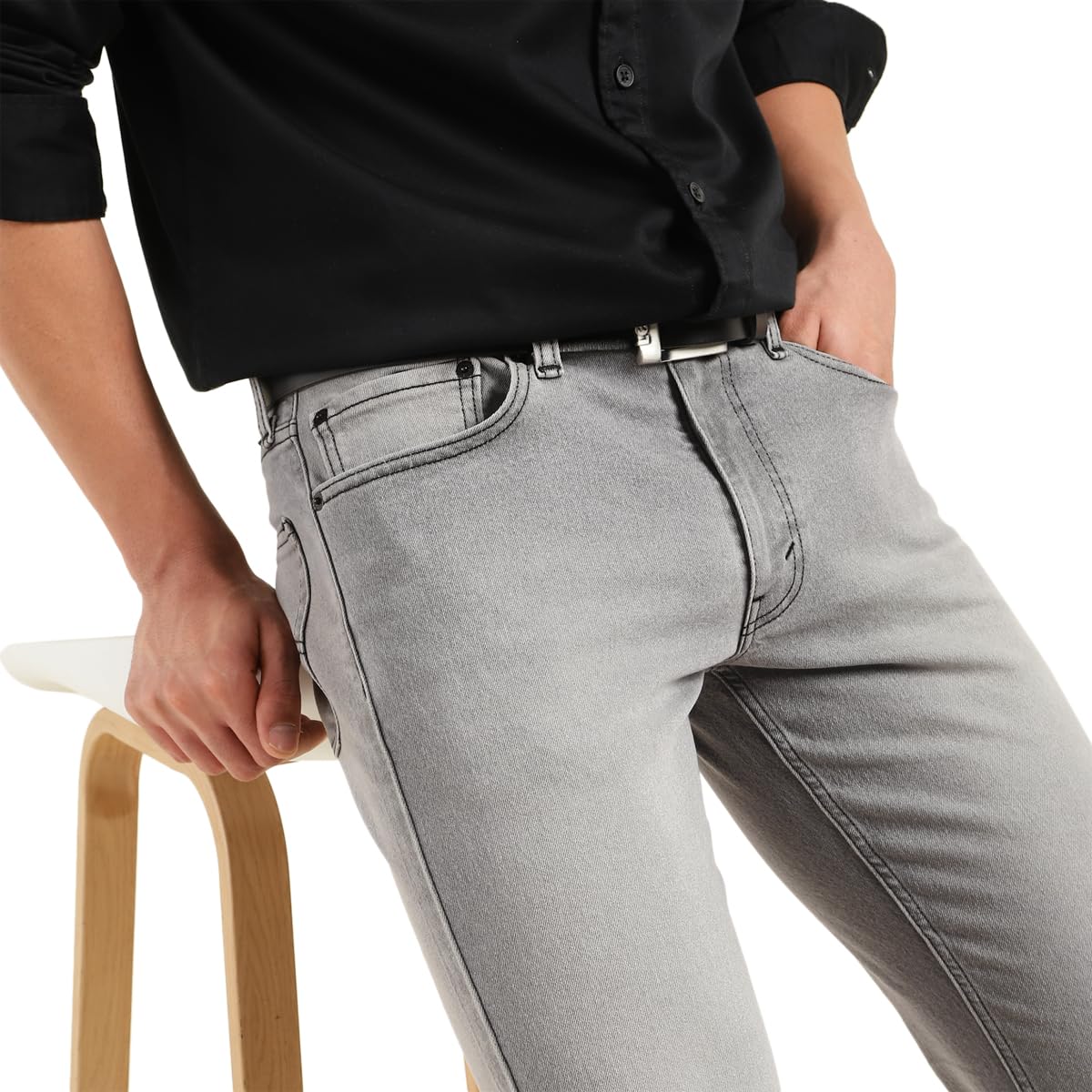 Levi's Men's Fitted Jeans (18298-1626_Grey