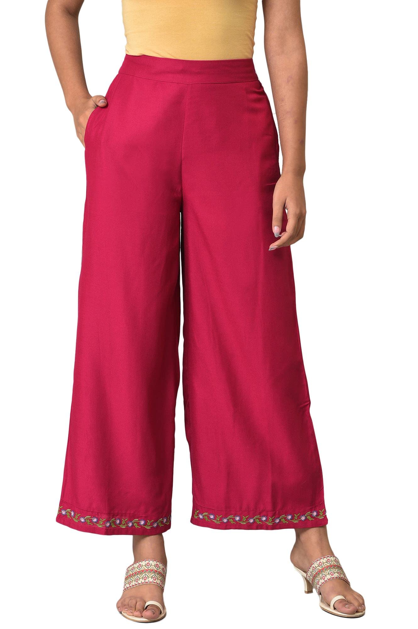W Strechable Parallel Pants for Women | Trousers for Women | W for Woman