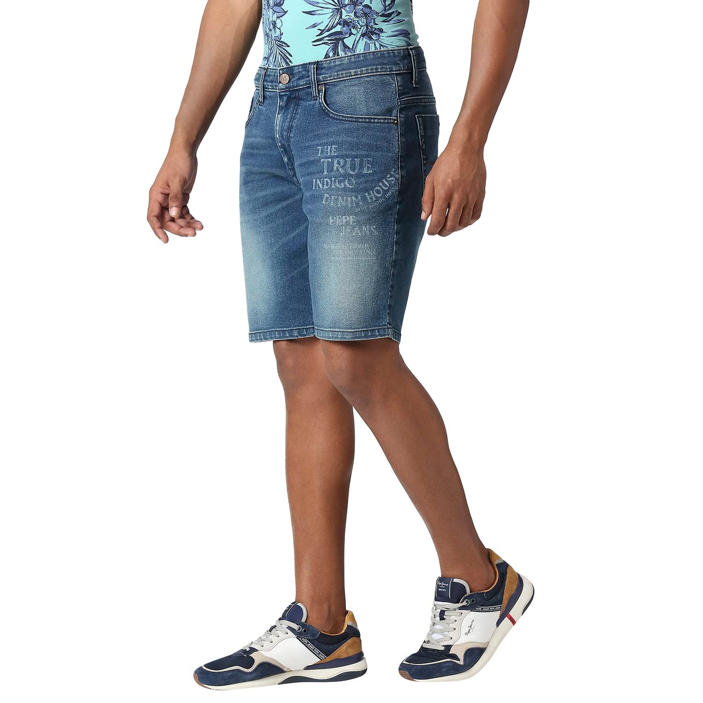 Pepe Jeans Men's Chino Shorts (PM207219J67_Med Dark Used