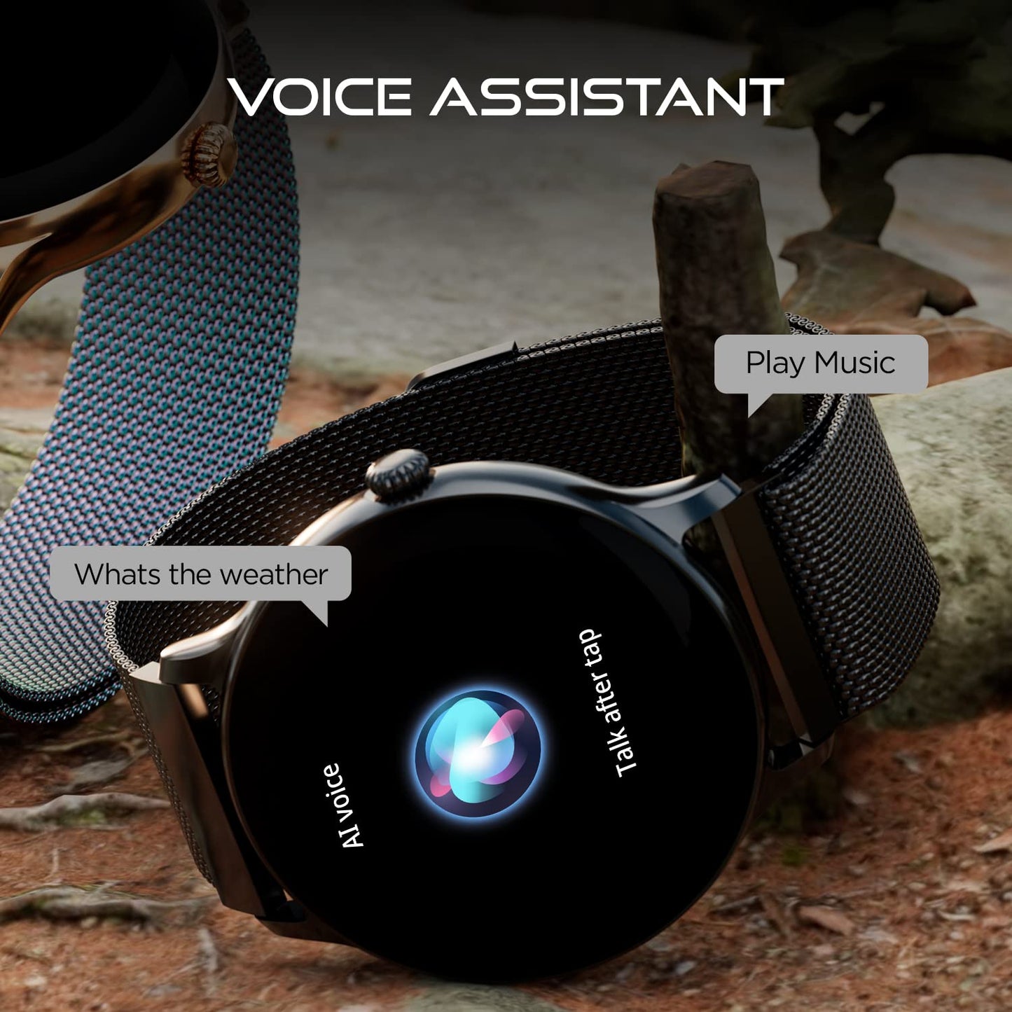 Fire-Boltt Phoenix Ultra Smart Watch 1.39” HD Display, Bluetooth Calling, AI Voice Assistant, 120 Sports Modes, IP67 Waterproof, SpO2 Monitor, Smart Watch for Man & Woman- Grey SS