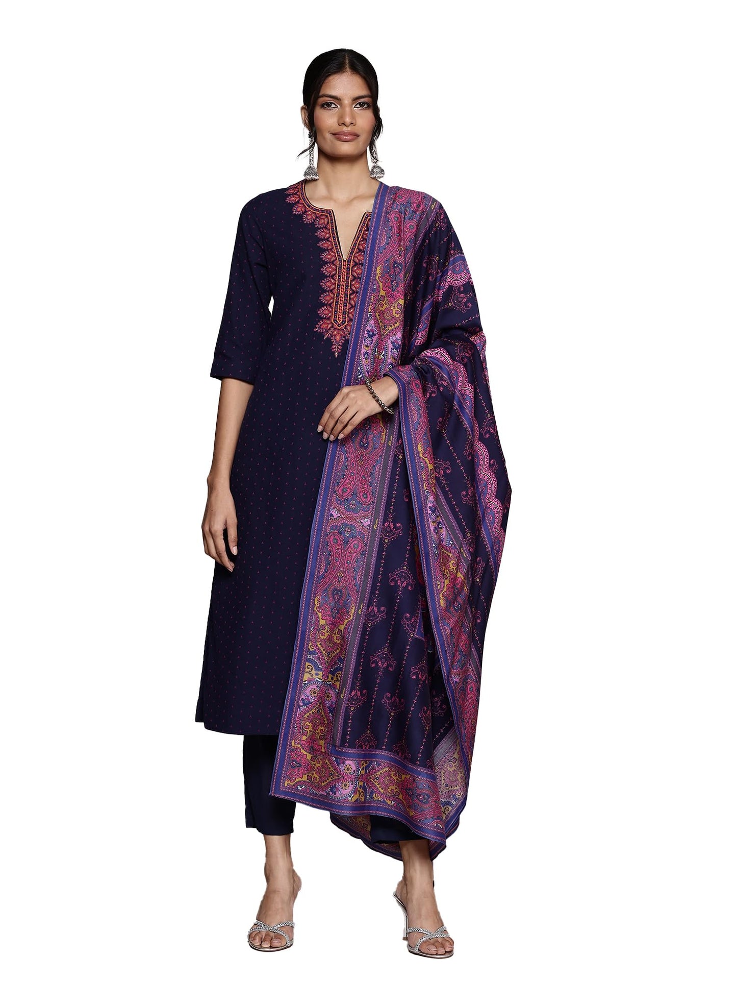 Aarke Ritu Kumar Blue Naina Kurta With Pant And Dupatta