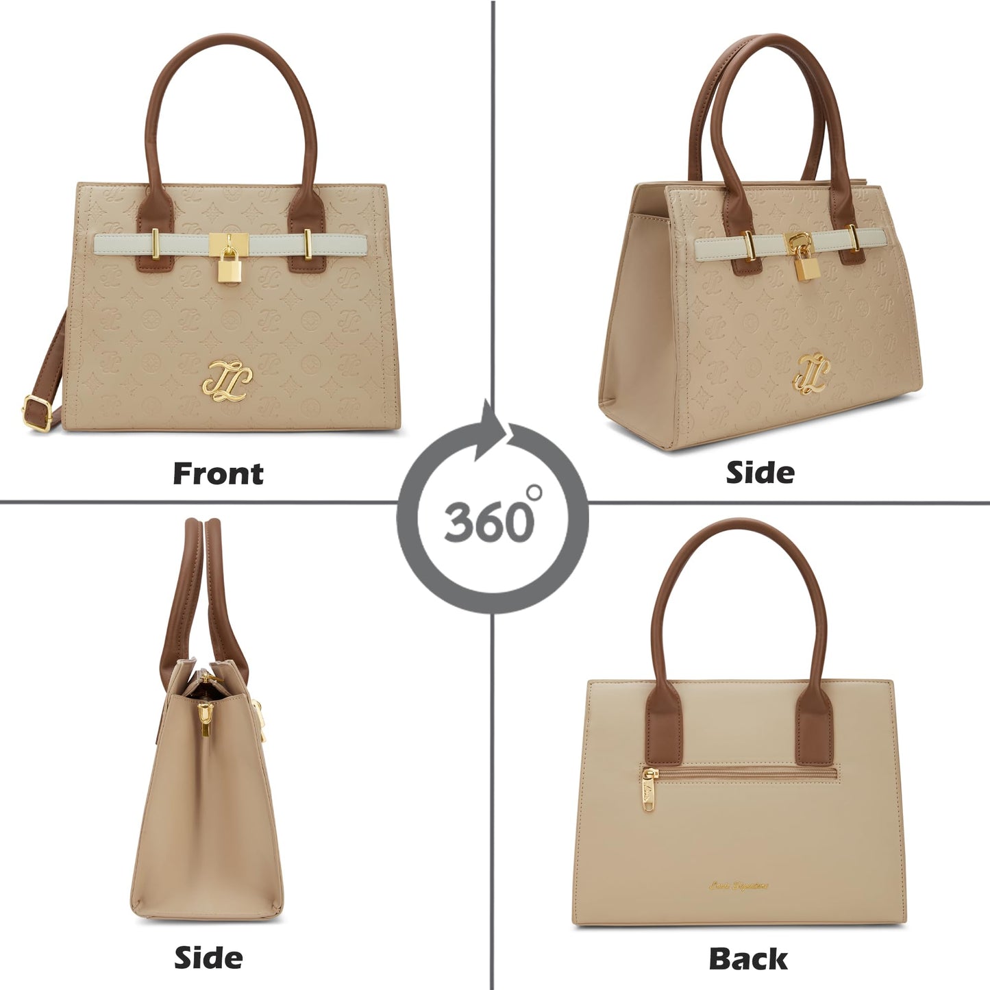 Lavie Signature Women's Colourblock Taos Satchel Bag | Satchel Handbag for Work | Ladies purse | Stylish Shoulder Bag | Gift for Women