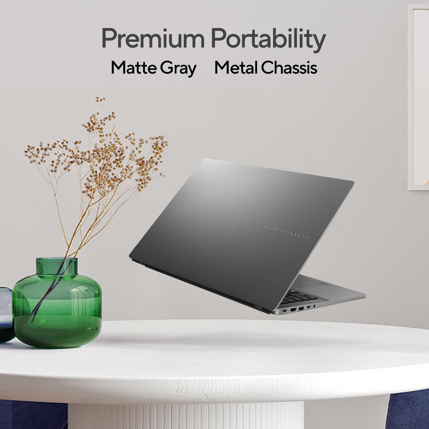 ASUS Vivobook S16 (2026), Smartchoice,Intel Core Ultra 7 355 (Series 3),16GB RAM, 1TB SSD, OLED, 16"(40 cm),Win 11, M365 Basic(1 Year), Office 2024, Matte Gray,1.7 Kg, S3607AA-SH089WS, Copilot+ PC
