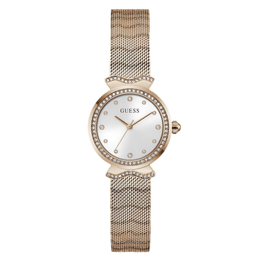 Guess Mermaid White Round Dial Analog Women's Watch - GW0866L3