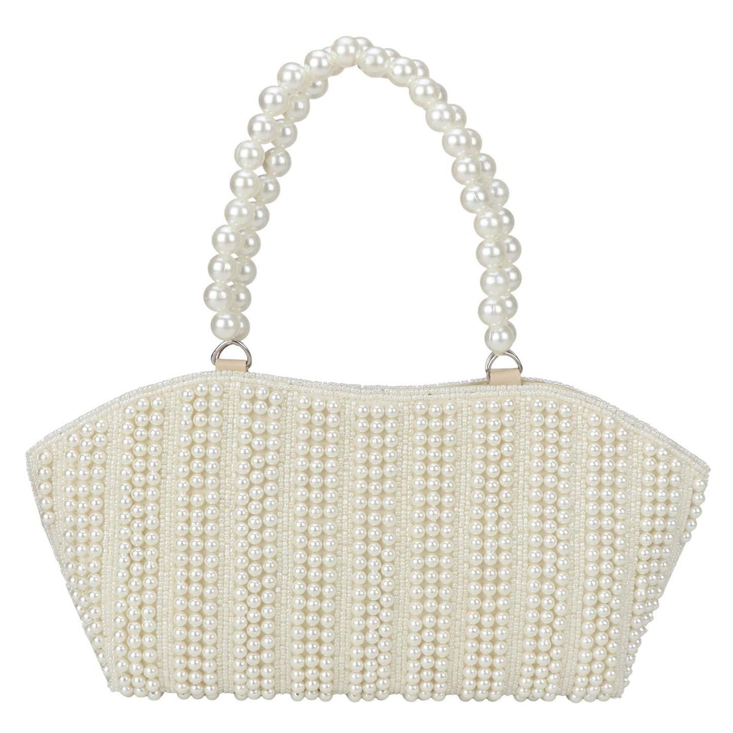 LONGING TO BUY Vanya Handicraft Collection Women's Pearl Clutch