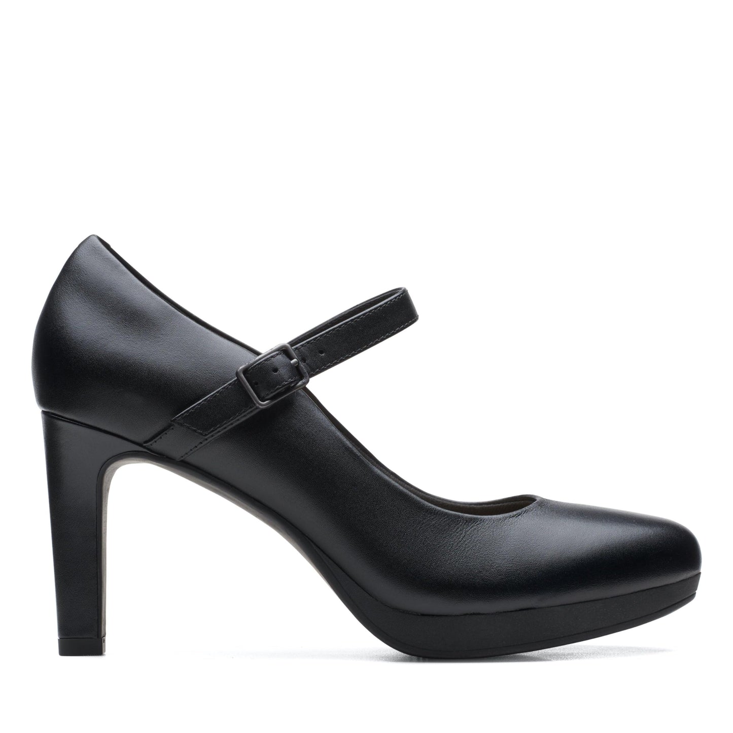 Clarks Reliance Footwear Private Limited Ambyr Shine Black Leather