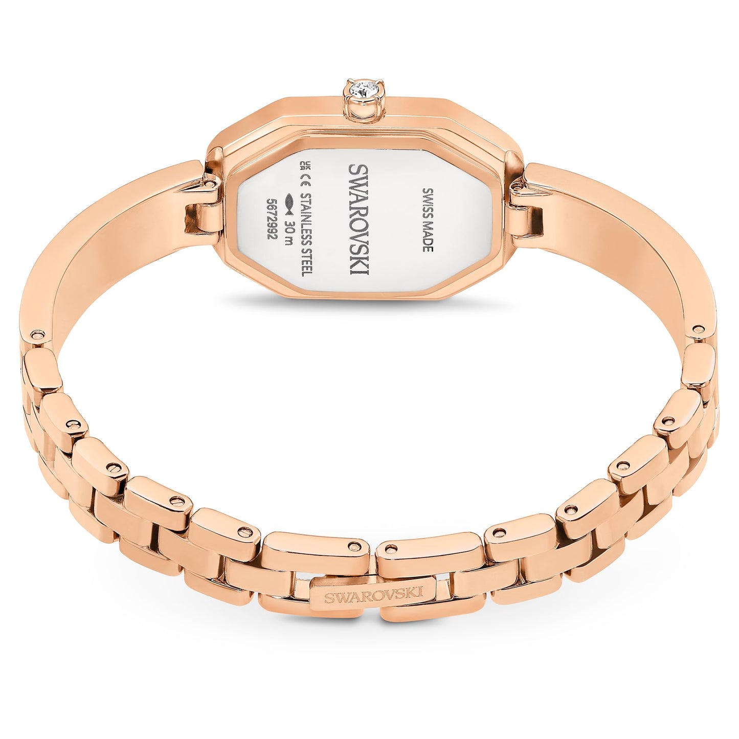 Swarovski Womens Dextera Bangle Analog Watch Swiss Made, Metal Bracelet, Rose Gold Tone, Rose Gold-Tone Finish 5672992