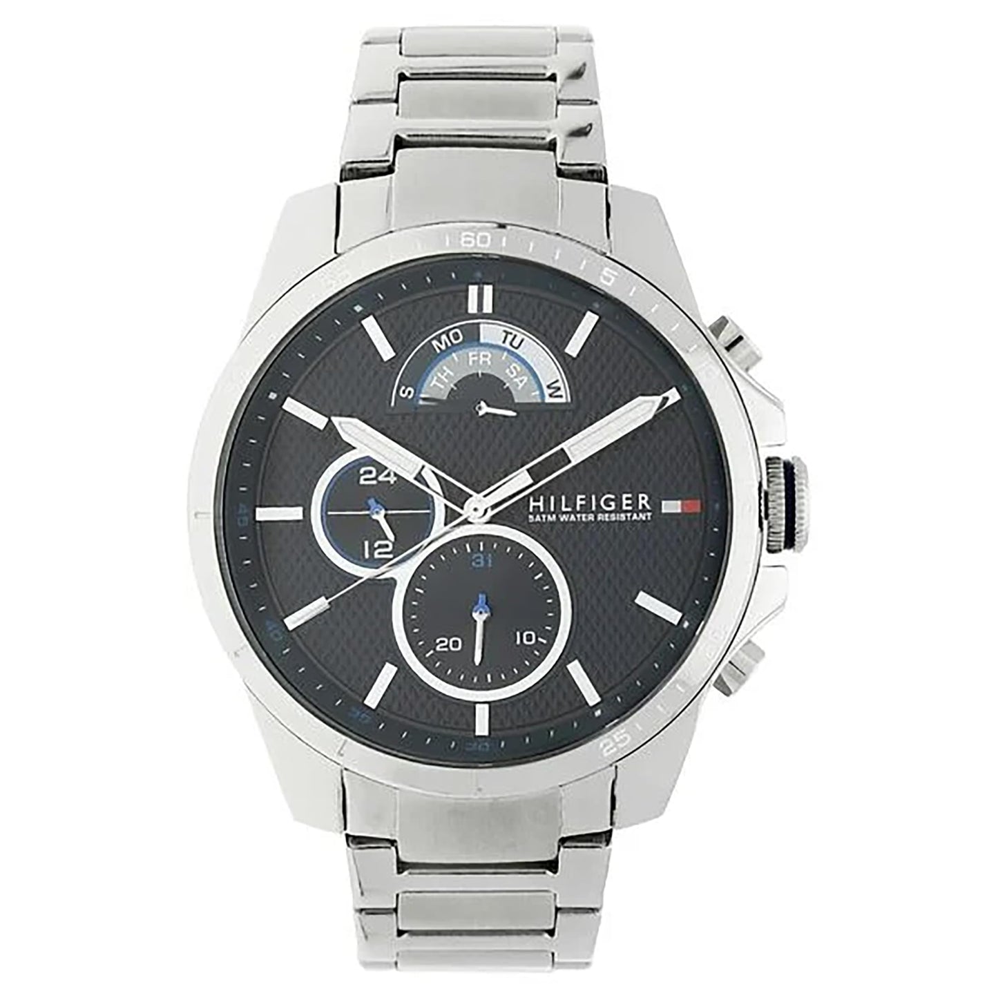 Tommy Hilfiger Mens Stainless Steel Chronograph Watch - TH1791348