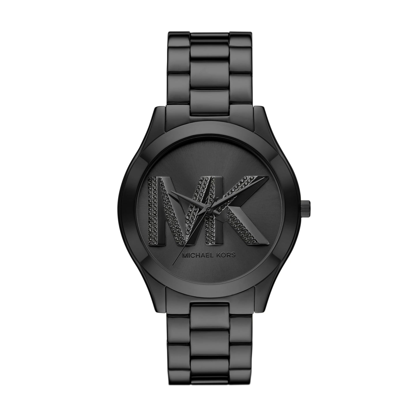 Michael Kors Stainless Steel Analog Black Dial Women Watch-Mk4734, Black Band