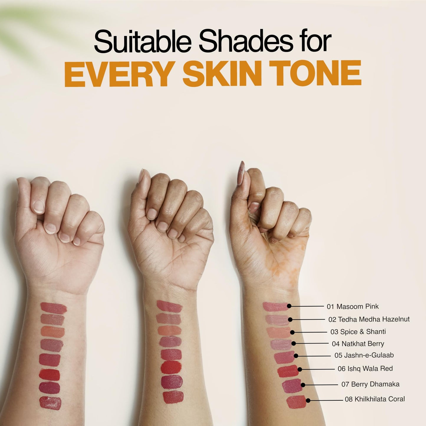 Nourish Mantra’s Tedha Medha Hazelnut Lipstick (3.5ml)/ Creamy Matte Liquid Lipstick with SPF/Water Proof/Smudge Proof/Transfer Proof/Long Lasting/Suits All Skin Tones