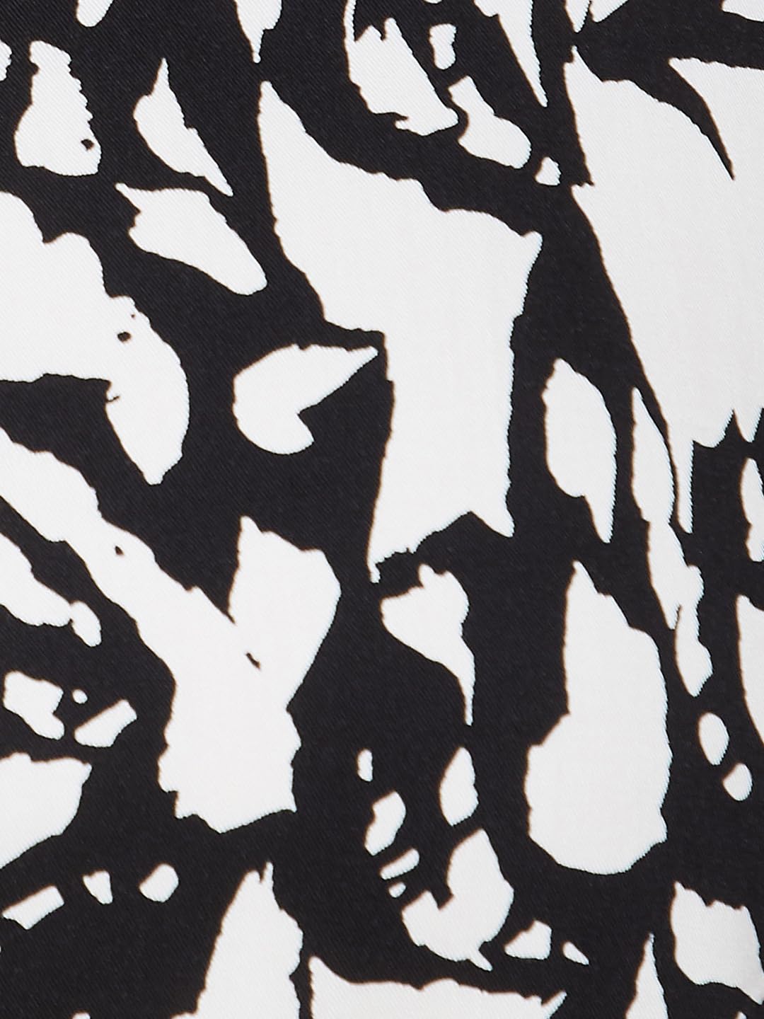 Max Women Plus Size Abstract Printed Shirt (WVN3301 AP_Black)