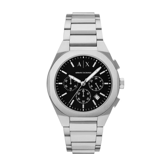 Armani Exchange Silver Quartz Stainless Steel Watch AX4186