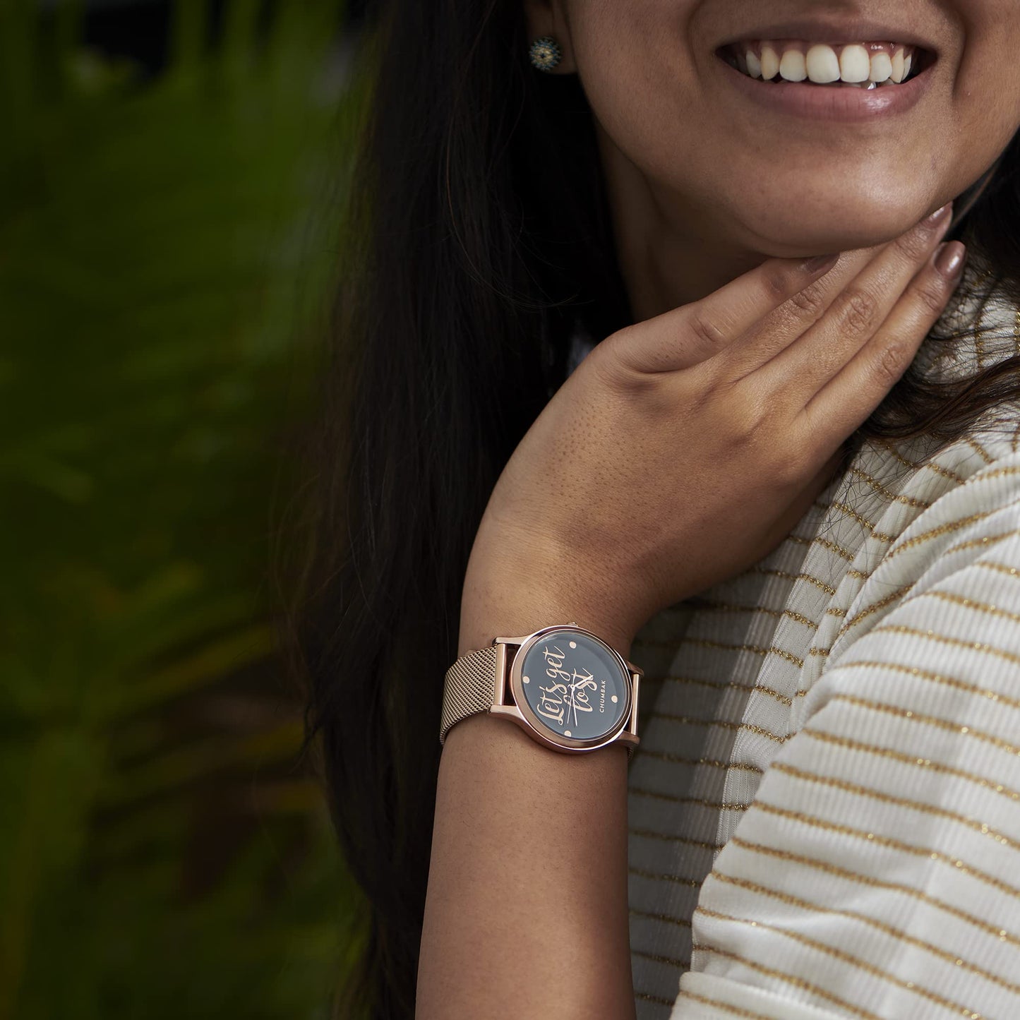 TEAL BY CHUMBAK Round Dial Analog Hand Watch for Women, Gifts for Women/Girls/Ladies, Stylish Fashion Watch for Casual/Work