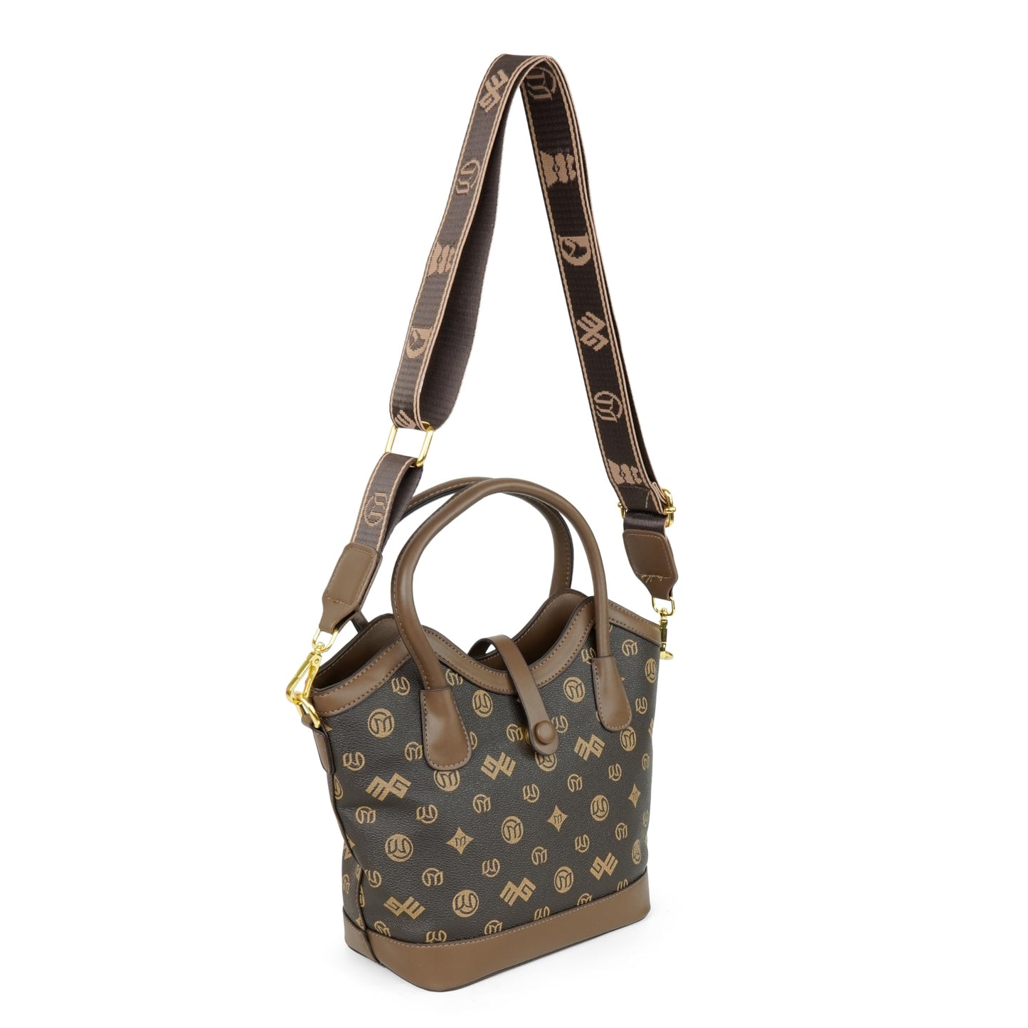Storite Women Handbag – Elegant Coffee Brown Leather Shoulder Bag for Women’s Everyday Use (29x9x19 cm)