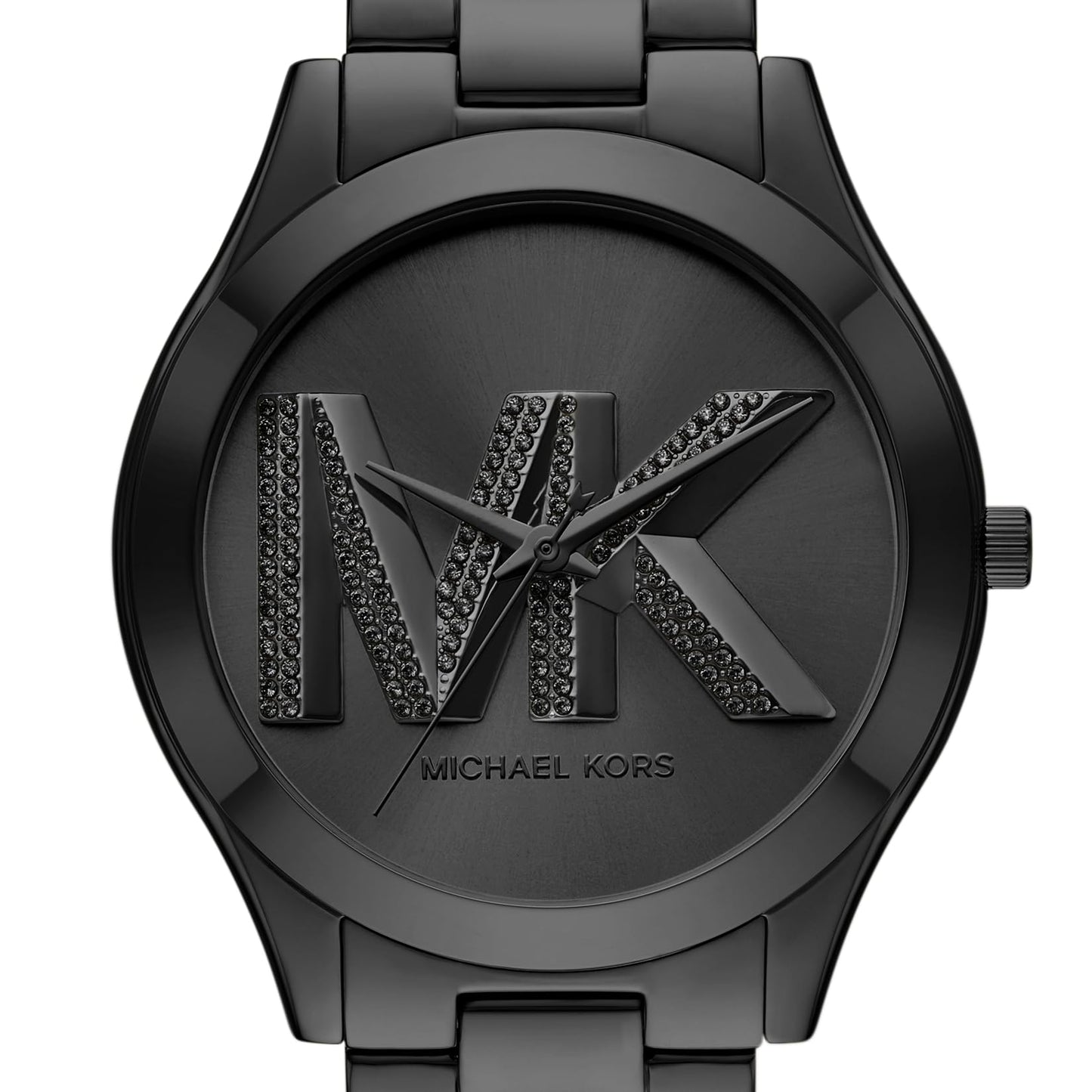 Michael Kors Stainless Steel Analog Black Dial Women Watch-Mk4734, Black Band