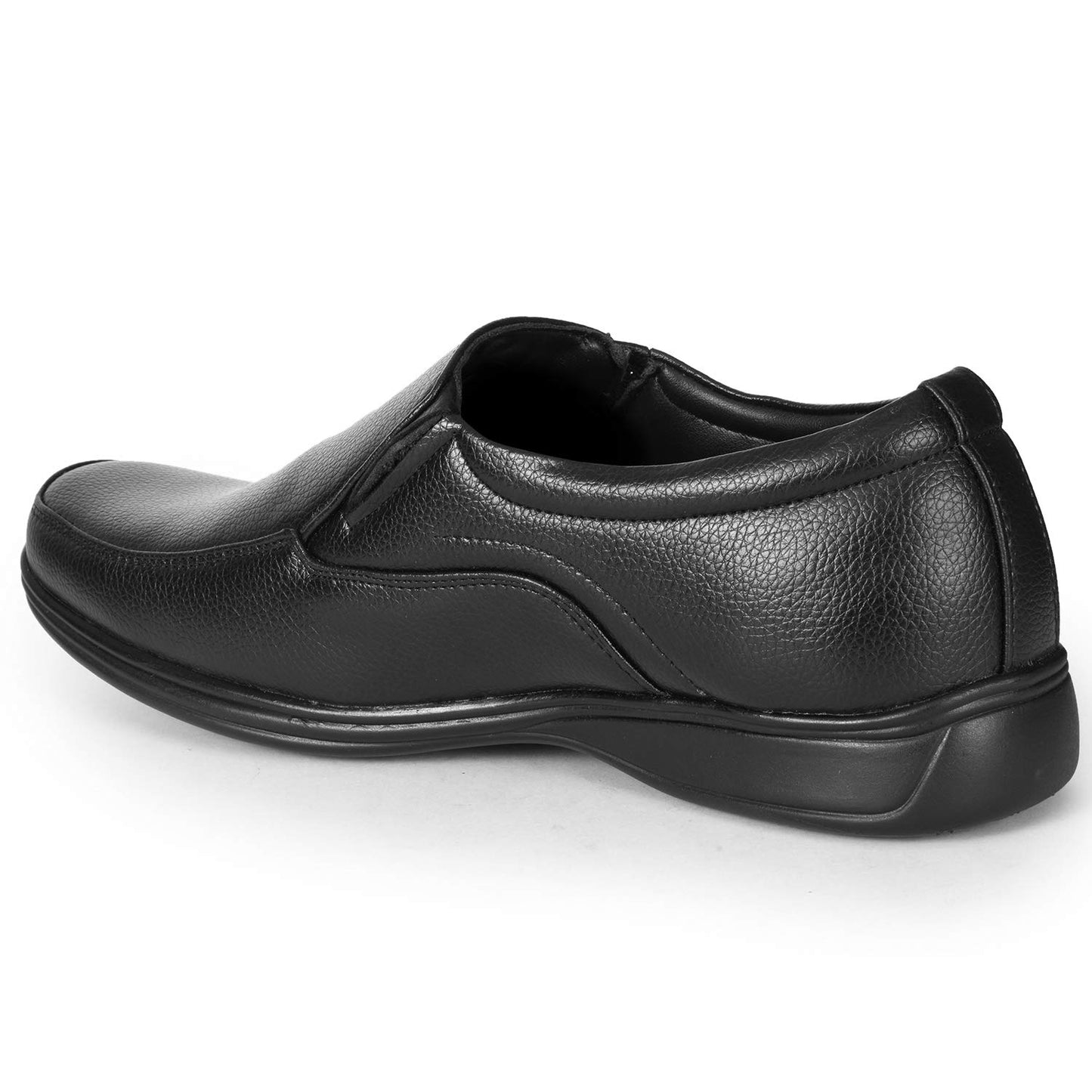 Action Shoes Men's Synthetic Leather Black Formal Shoes (9 UK/India)