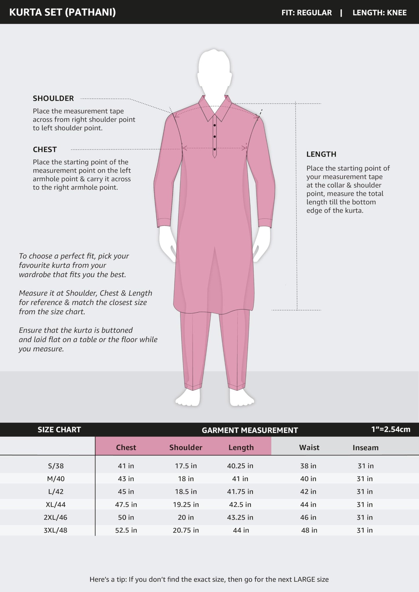 Amazon Brand - Symbol Men's Cotton Solid Kurta Sets (SYMETHSET-7_Burgundy L)