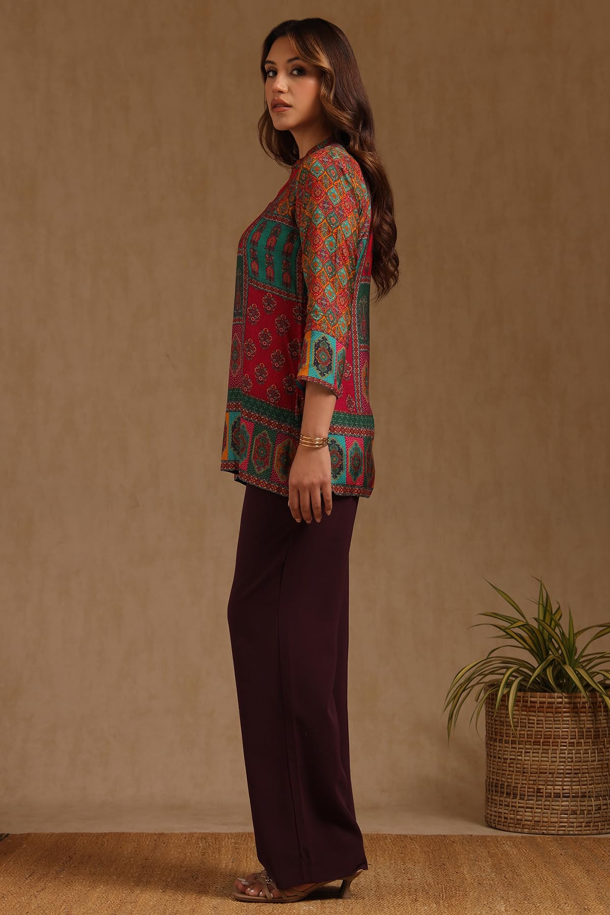 Soch Women's Muslin Ethnic Regular Tunic
