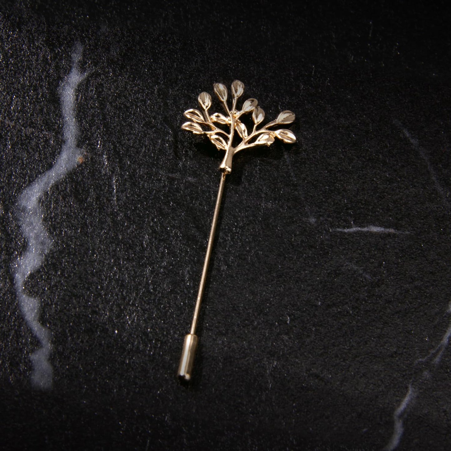 Wynameleri UJOY Lapel Pins Brooch Rose Gold Tree of Life Design