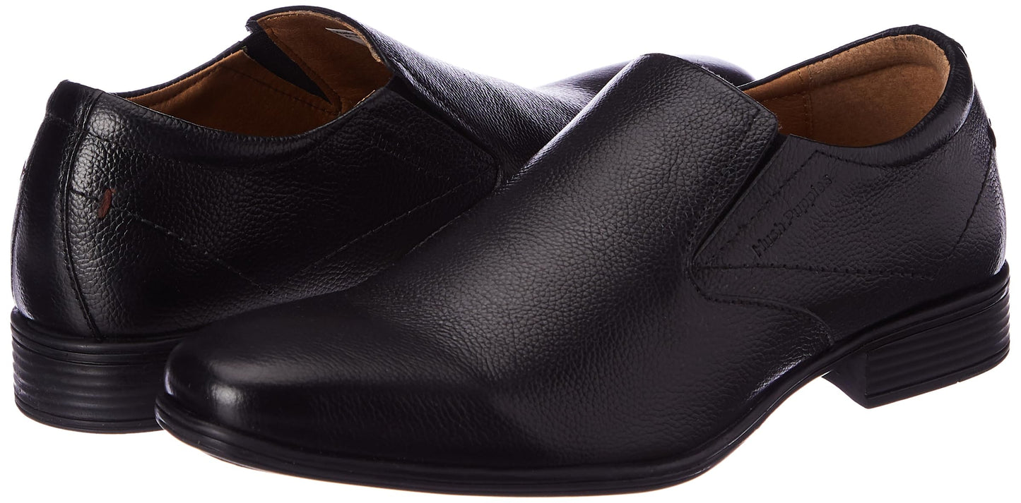 Hush Puppies Mens Boston New Slip ON E Black Formal Shoes - 8 UK (8556132)