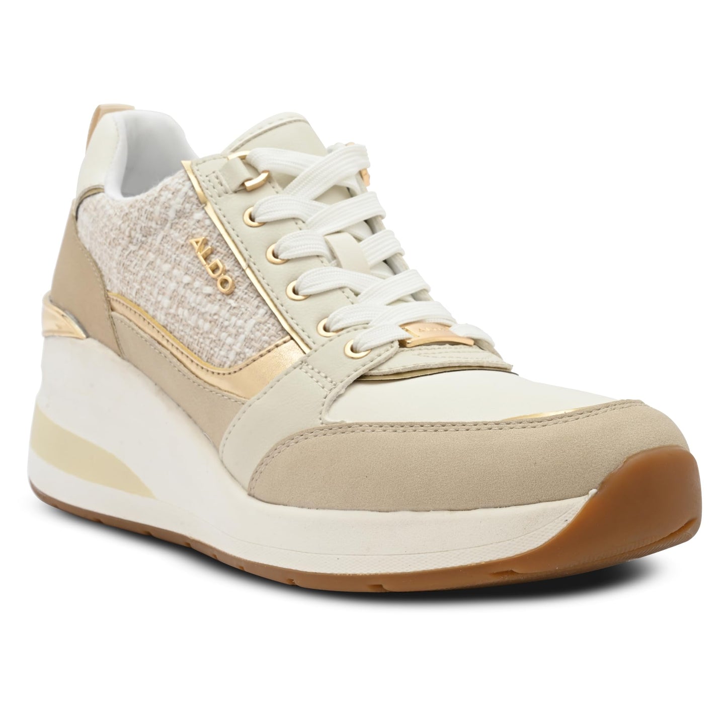 Aldo Womens CAROTERIEL-IN680 Ladies Light Pink Wedge Sneakers, 2 UK