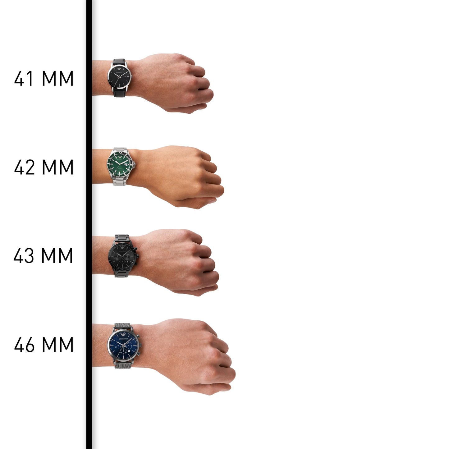 Emporio Armani Analog Blue Dial Men's Watch-Ar1979 - Stainless Steel