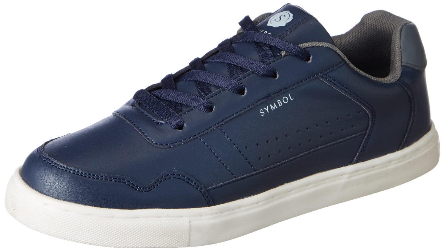 Amazon Brand - Symbol Men's Famous Navy Sneaker_8 UK (SS22- CT 01)