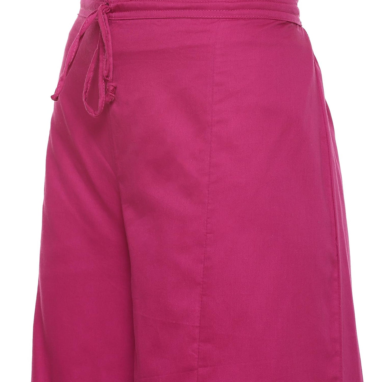 BIBA Women Viscose Anarkali Suit Set(SKDTHE GOLD8966_Magenta_L) (SKDTHEGOLD8966AW23MGT