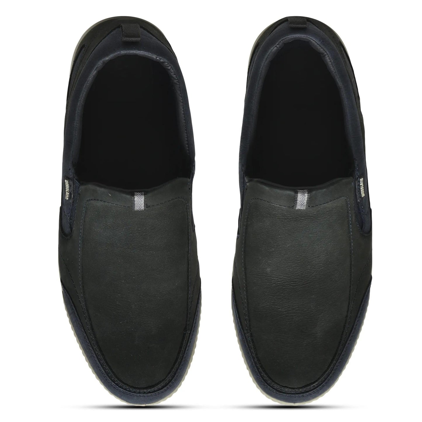 Woodland Men Dark Navy Slip-On Shoes