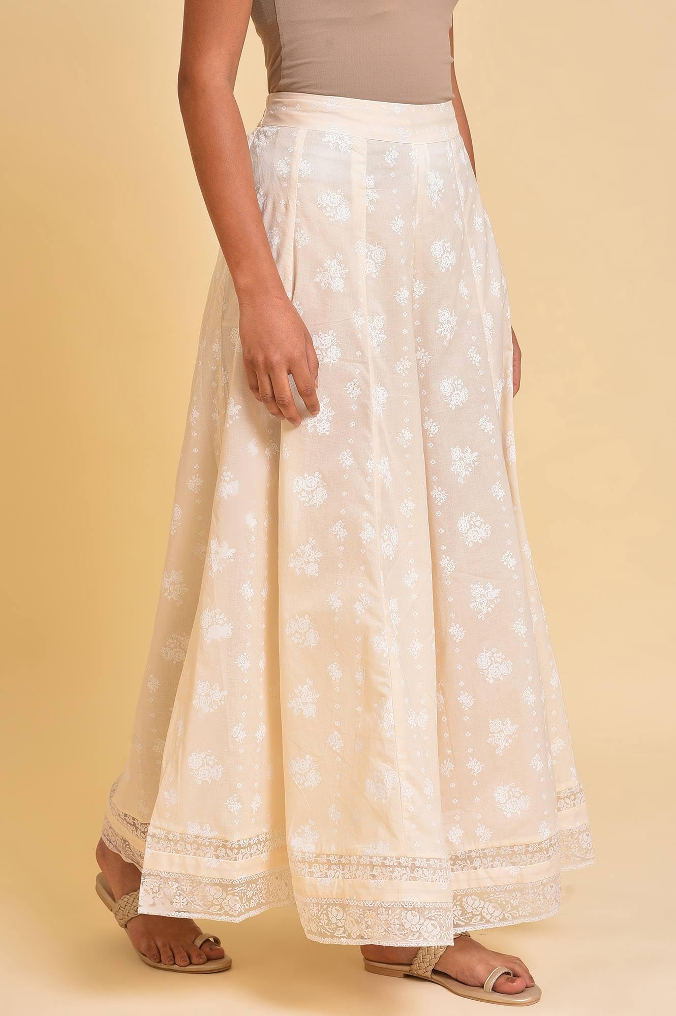 W for Woman Cotton Western Skirt_WS