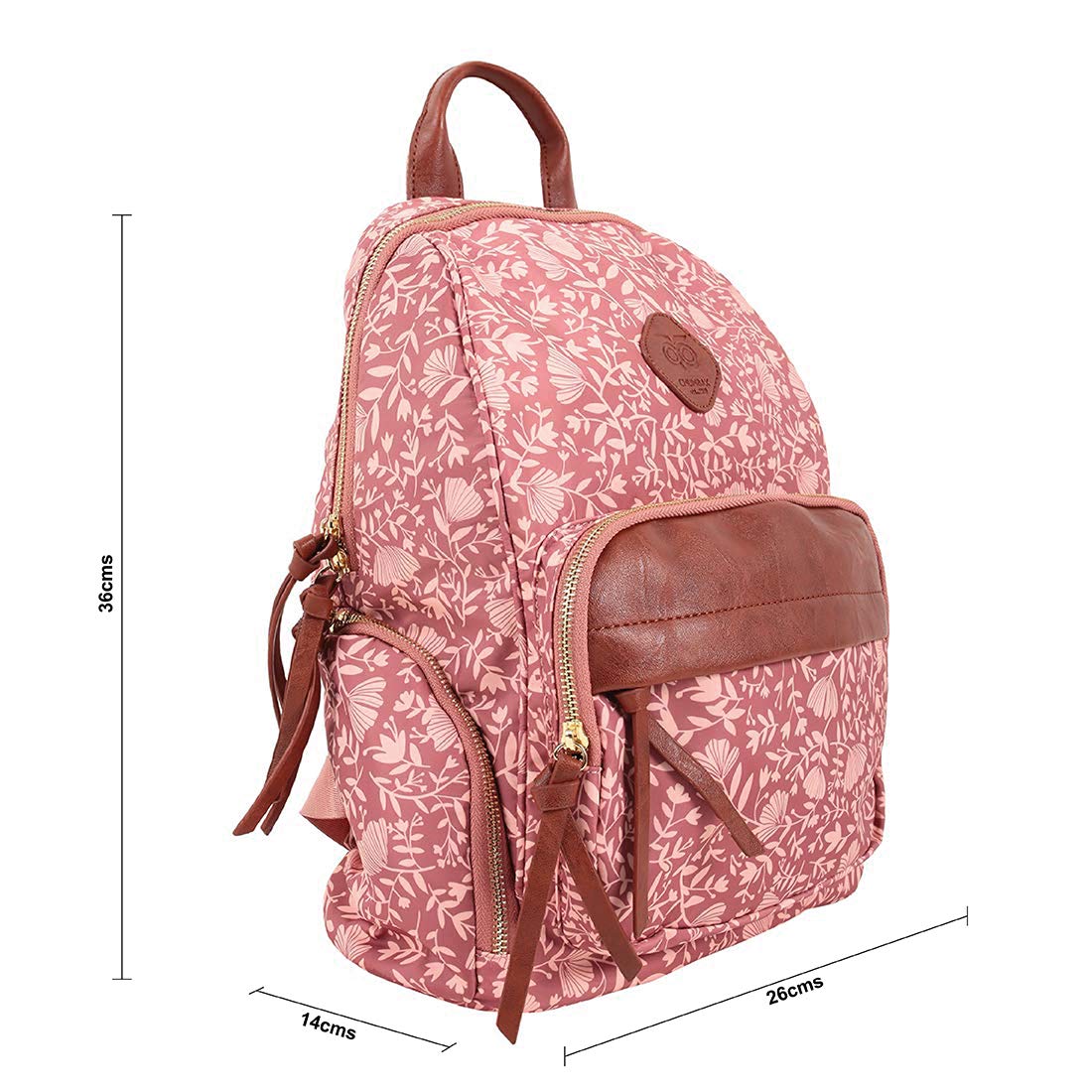 Chumbak Backpack for Women | Stylish Canvas Laptop Bag | Office Bag, College Essentials, and Travel Backpack for Girls | Autumn Break Collection