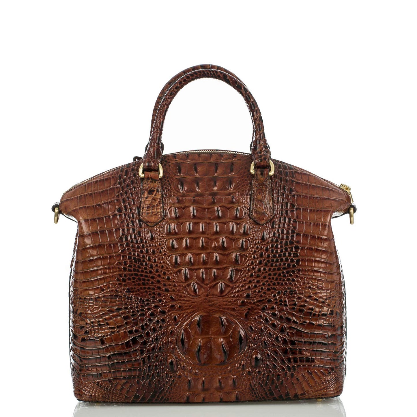 Brahmin Large Duxbury Satchel, Pecan, One Size
