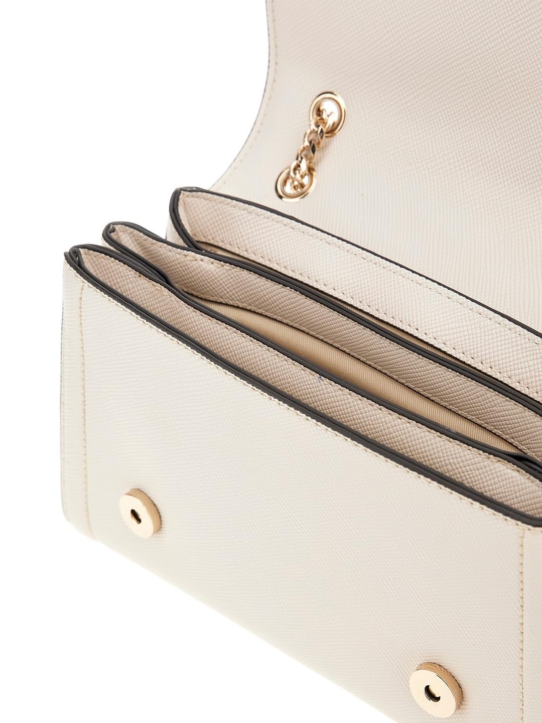 Guess Women's Beige Textured Crossbody Bag| Ladies Purse Handbags | Gift For Ladies