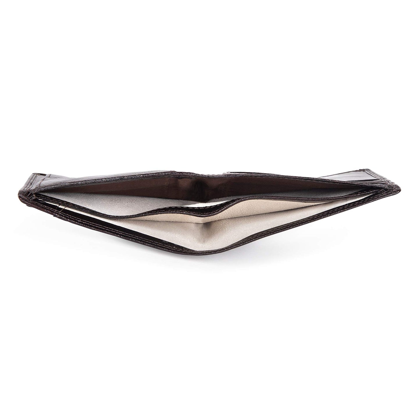 LOUIS STITCH Mens Wallet Brown RFID Blocking Italian Leather Extendable RFID Blocking Italian Leather Wallets for Men Ultra Slim Credit Card Holder |Prague_Eudt|