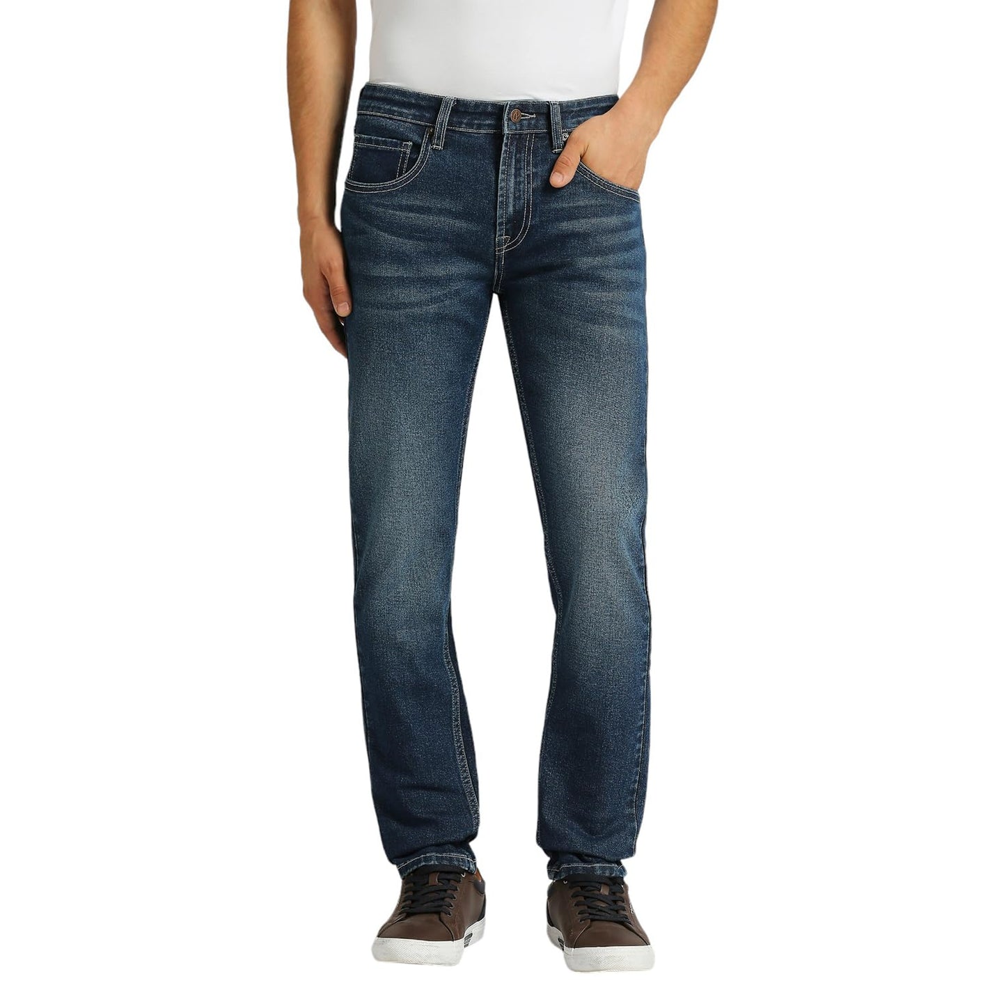 Pepe Jeans Men's Low Rise Tapered Fit Jeans Med Used