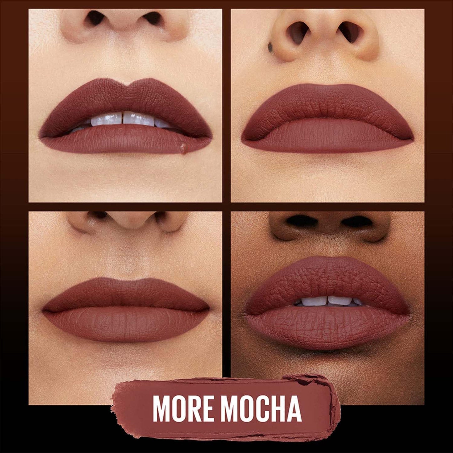 Maybelline New York Color Sensational Ultimatte Lipstick, More Mocha, 1.7g
