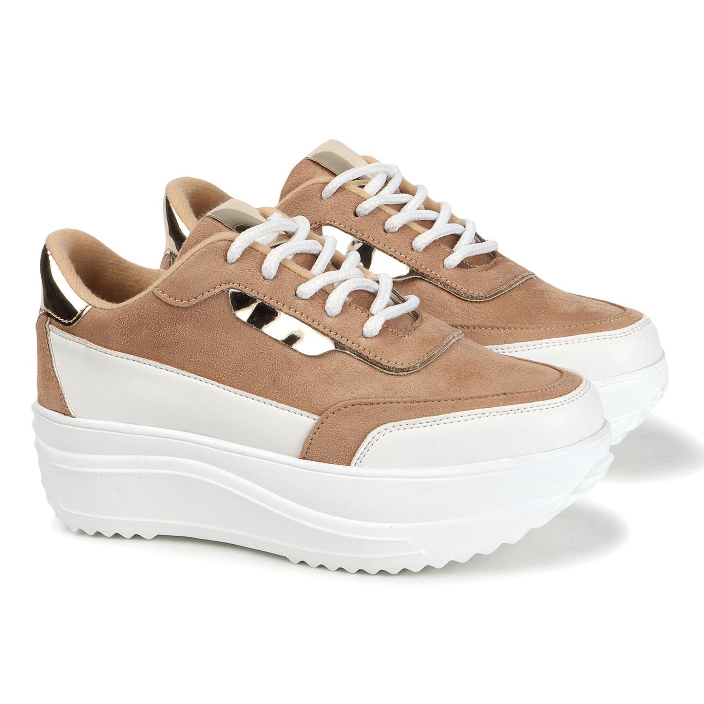 Vendoz Women Casual Brown Shoes