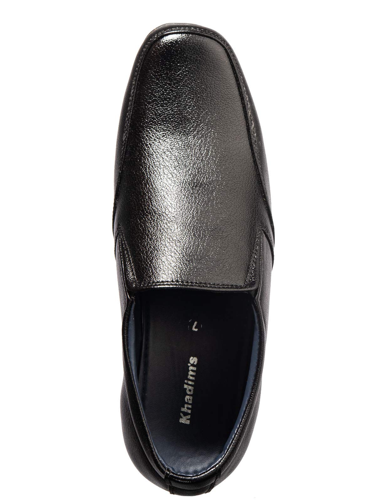 Khadim's 7235746 Premium Stylish Lightweight Comfortable Durable & Sleek Design Formal Slip-On Shoes for Men Black