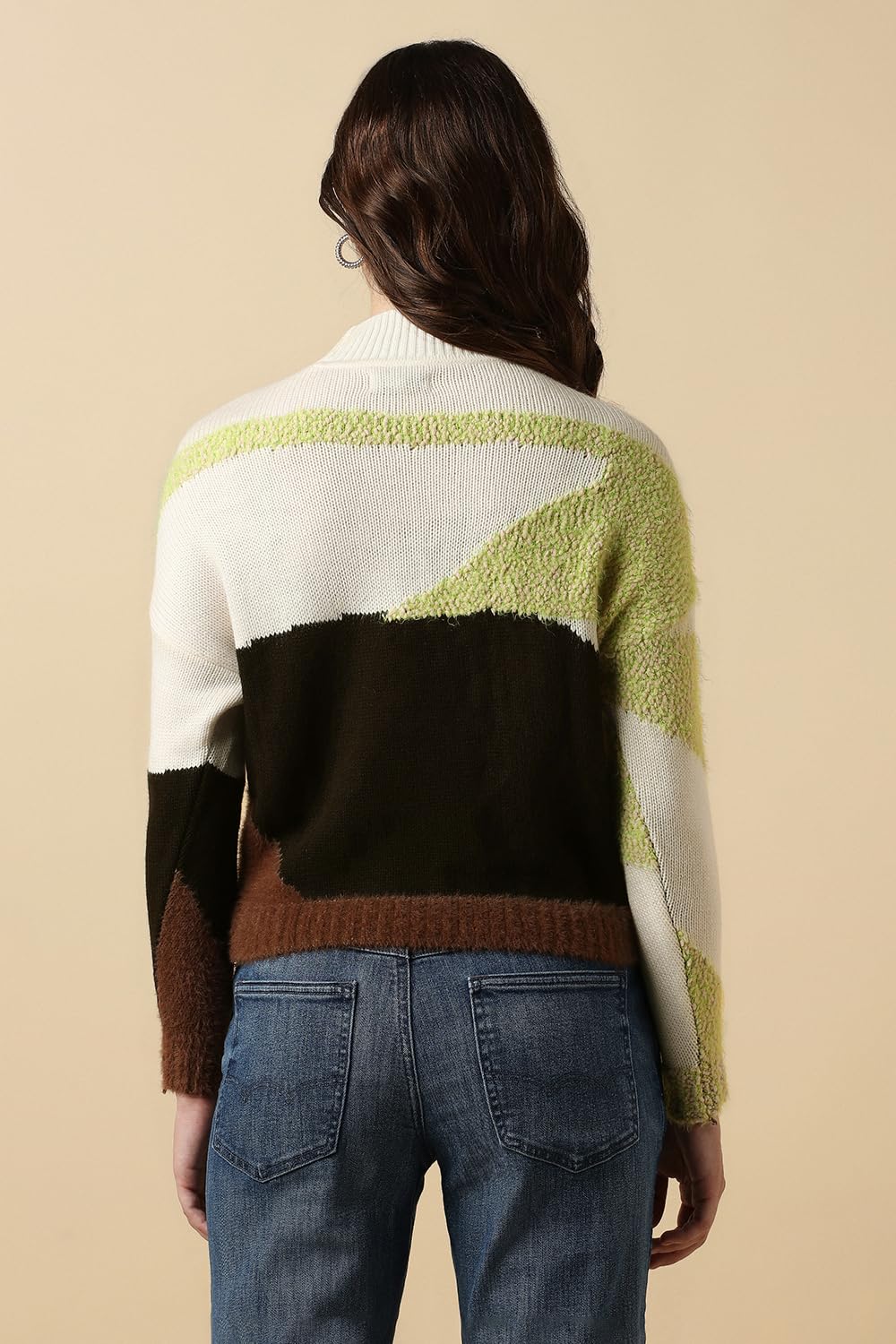 Allen Solly Women's Acrylic Casual Sweater