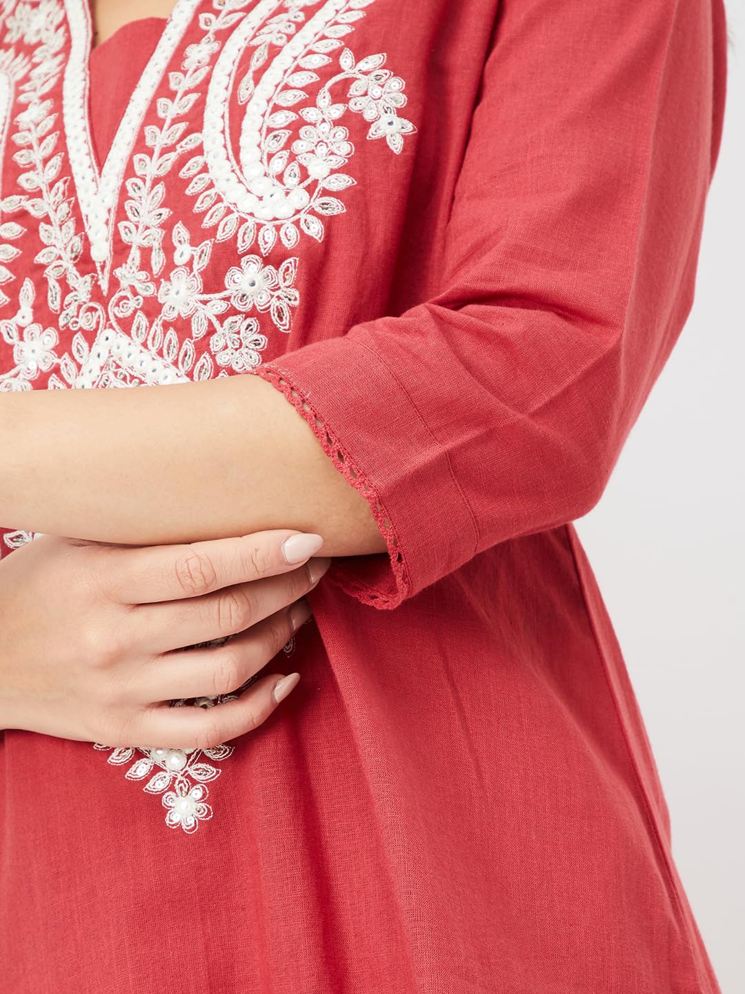 Max Women's Cotton Blend Kurta Set