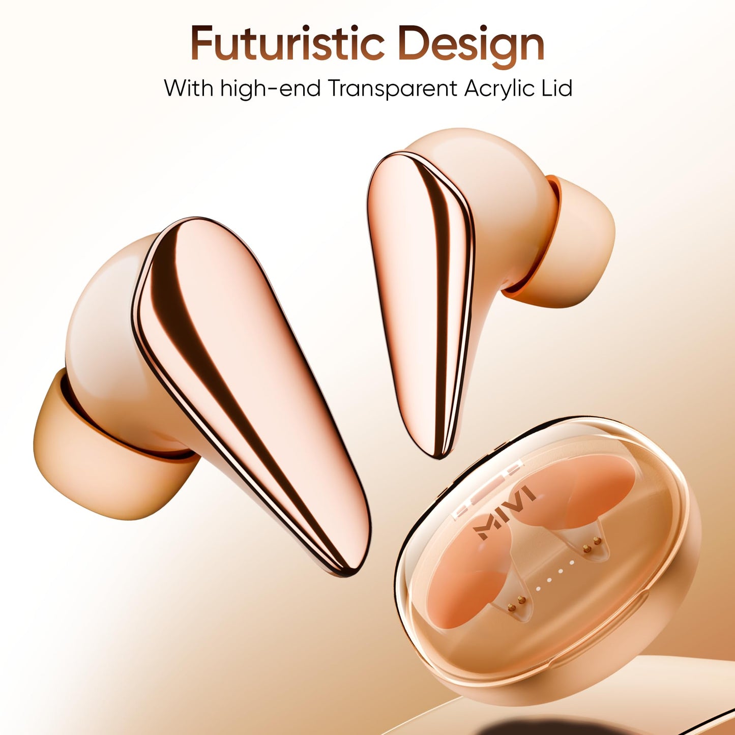 Mivi DuoPods i7 Earbuds - Step into The 3rd Dimension of Sound with 3D Soundstage, High Fidelity Drivers, Advanced Audio Codec for Lossless Audio, etc.