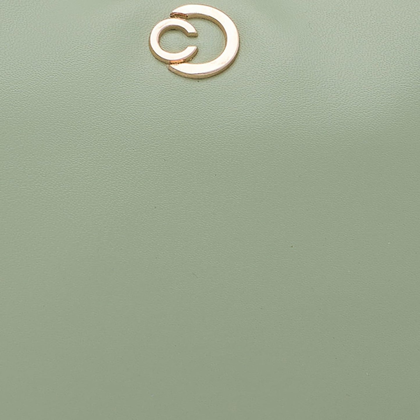 Caprese Perline Baguette, Mint-Medium | Stylish Solid Designed Handbag for Women with Spacious Compartment | Secure Top Zip | Perfect for Casual/Party & Daily Outings