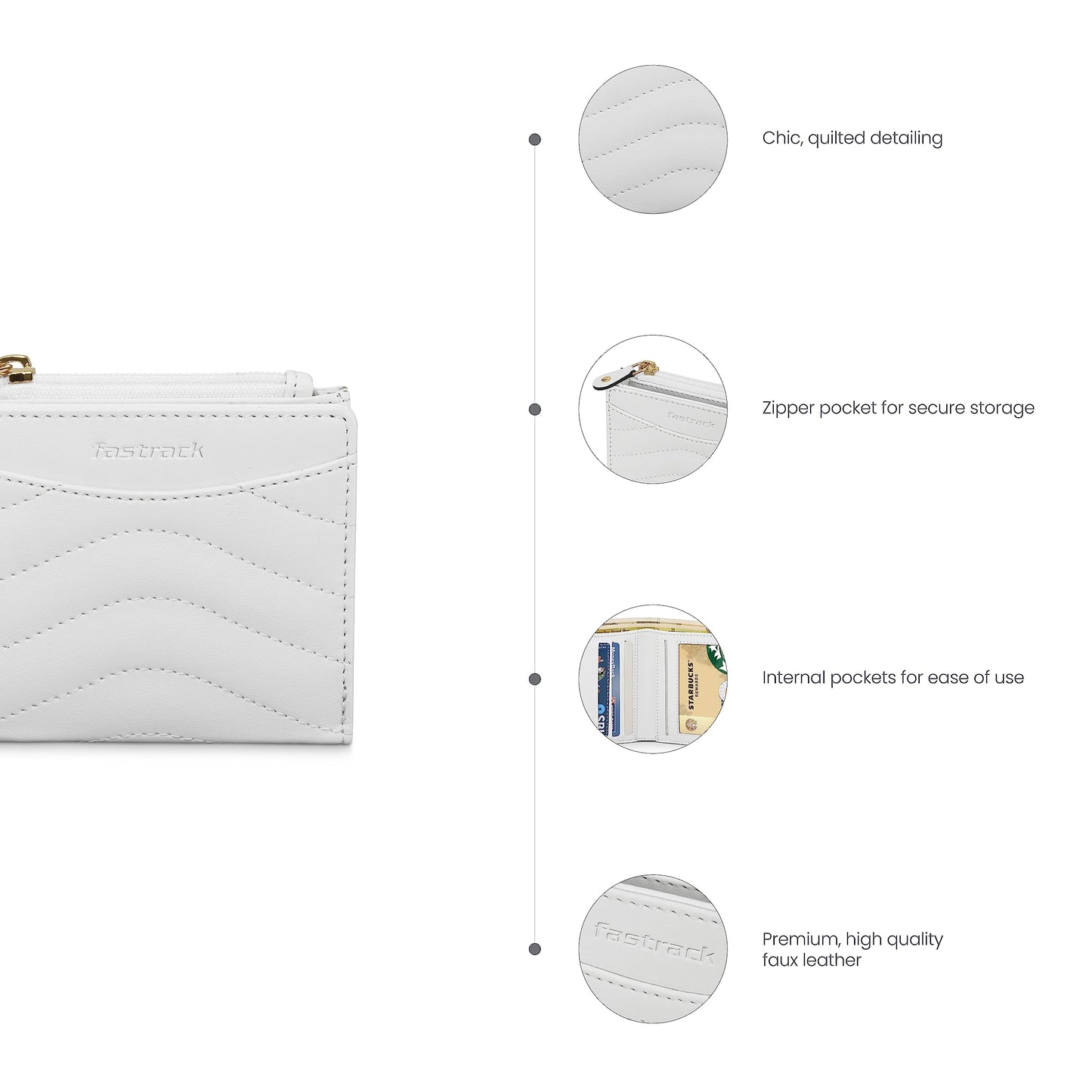 Fastrack Women's Western (White)