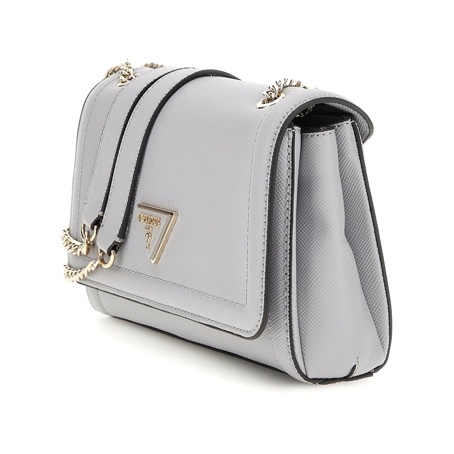 GUESS Women's Grey Solid Crossbody Bag| Ladies Purse Handbags | Gift For Ladies