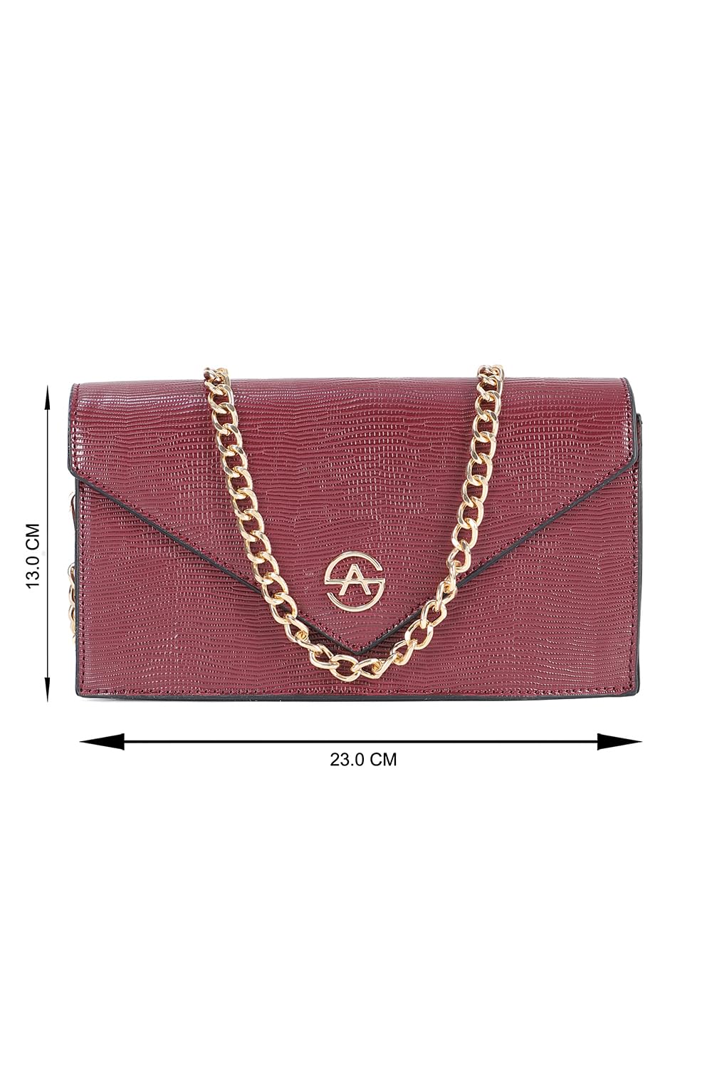 Allen Solly Polyester Women Burgundy Colour Wallets_Ahbgfrgbs02485 Size-23 * 7 * 13Cm